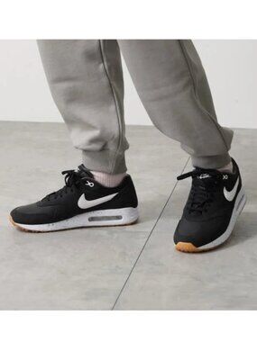 Nike Air Max 1 '86 OG Men's Golf Shoes Big Bubble Black White Gum
